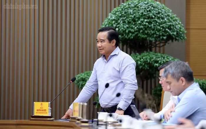 Chủ tịch UBND TPHCM Nguyễn Văn Được phát biểu tại cuộc họp - Ảnh: chinhphu.vn/Phương Nguyên