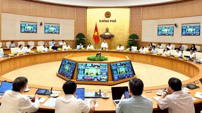 Phó Thủ tướng Chính phủ Lê Tiến Châu chủ trì họp - Ảnh: CP