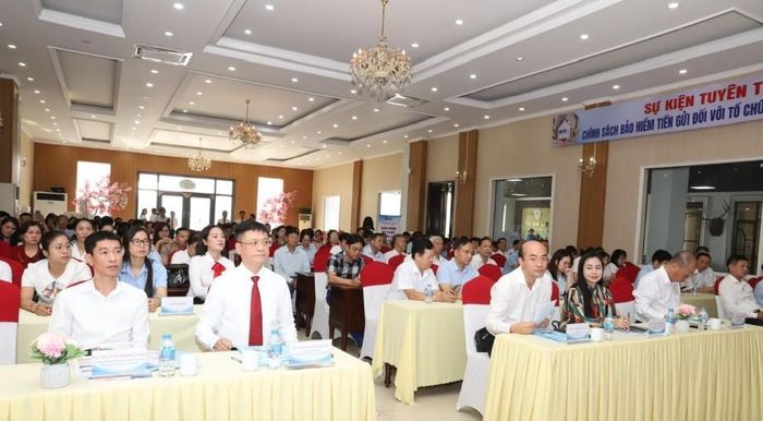 Quang cảnh hội nghị tuyên truyền. 