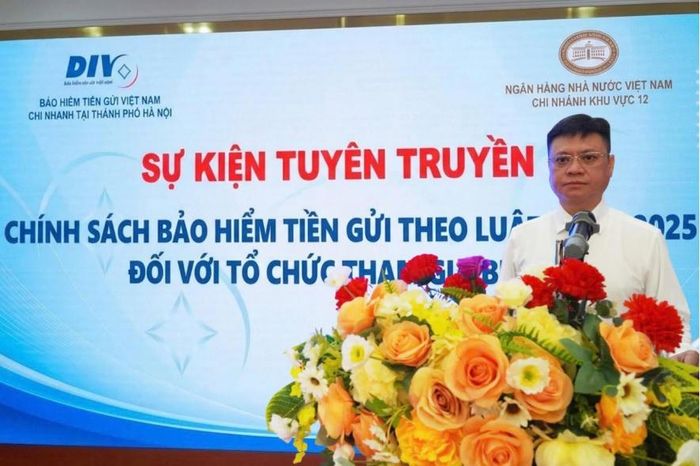 Ông Trần Quốc Thành - Giám đốc Chi nhánh DIV tại thành phố Hà Nội phát biểu khai mạc.