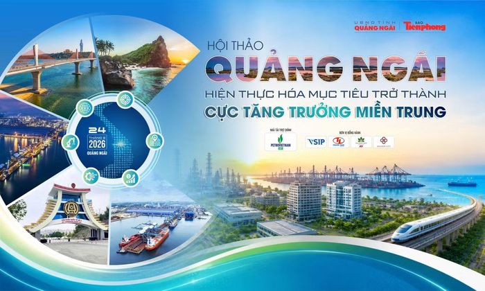  Ngày 24/9, Báo Tiền Phong phối hợp với UBND tỉnh Quảng Ngãi tổ chức Hội thảo “Quảng Ngãi hiện thực hóa mục tiêu trở thành cực tăng trưởng miền Trung”. 