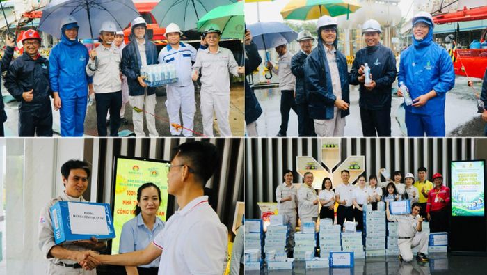 Chủ tịch Công đoàn PVCFC trực tiếp thăm hỏi, động viên người lao động trong những ngày cao điểm BDTT.