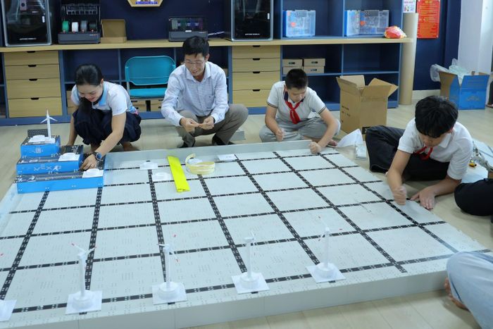 Đây là phòng STEM thứ 109 nằm trong chương trình STEM INNOVATION PETROVIETNAM do PETROVIETNAM tài trợ xây dựng.