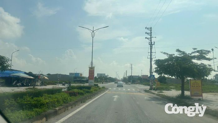 Đầu tuyến nối với đường Bút Sơn- Hải Tiến