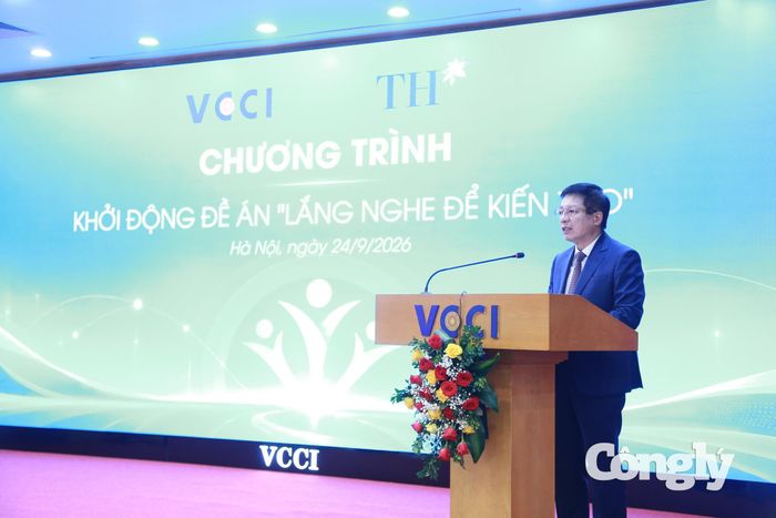 Ông Hồ Sỹ Hùng, Chủ tịch Liên đoàn Thương mại và Công nghiệp Việt Nam (VCCI)