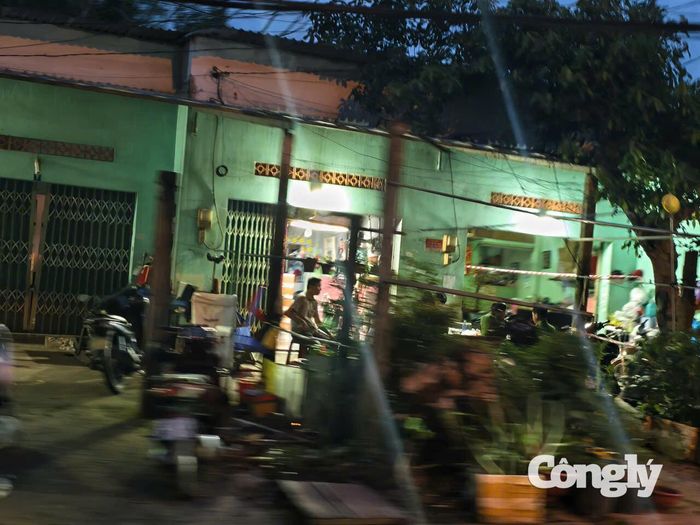 Hiện trường vụ án mạng.