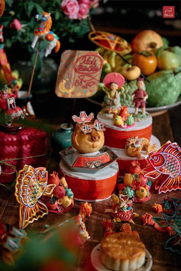Mâm cỗ Rằm tháng 8 không cần quá cầu kỳ nhưng phải chỉn chu, tươm tất. Ảnh: Nhà hàng Bể Cá