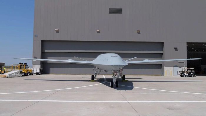 UAV MQ-25A Stingray của Boeing. (Nguồn ảnh: Hải quân Mỹ/naval-technology.com)