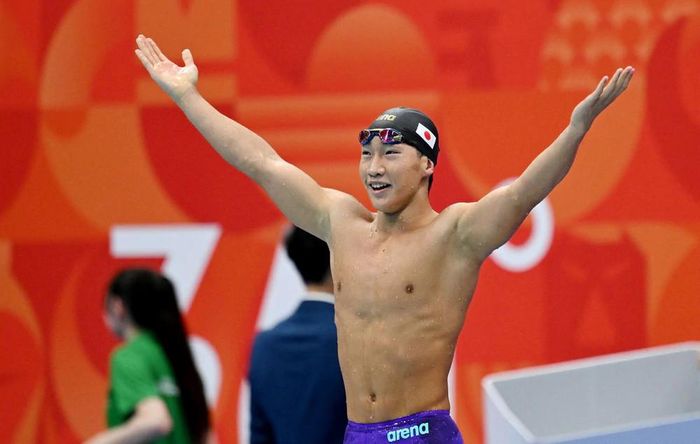 Ohashi làm dậy sóng đường đua xanh Asiad - Ảnh: Twitter The Japan New