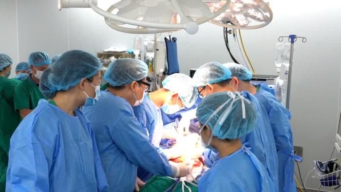 Ca lấy tạng được thực hiện ngay trong chiều 24/9. Ảnh: BVCC.
