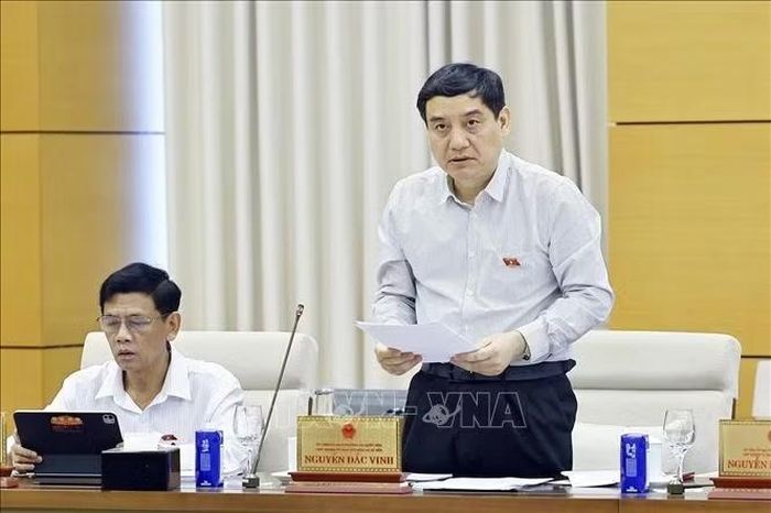 Chủ nhiệm Ủy ban Văn hóa và Xã hội của Quốc hội Nguyễn Đắc Vinh phát biểu. Ảnh: Doãn Tấn/TTXVN