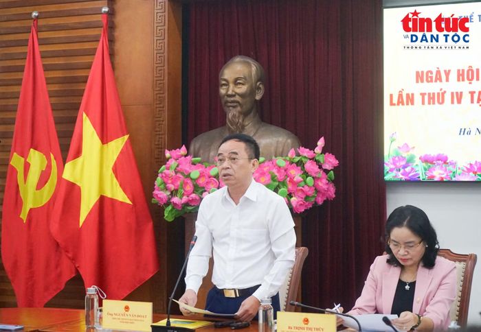 Ông Nguyễn Văn Đoạt, Phó Chủ tịch UBND tỉnh Điện Biên thông tin về công tác chuẩn bị Ngày hội.