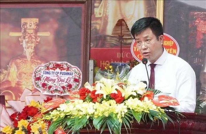 Ông Trần Văn Mạnh, Phó Chủ tịch kiêm Tổng thư ký Liên hiệp các hội UNESCO Việt Nam phát biểu. Ảnh: Nguyễn Công Hải/TTXVN