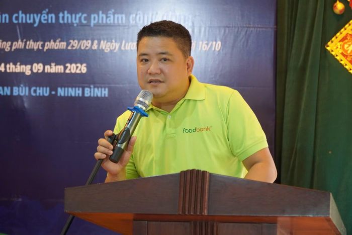 Ông Nguyễn Tuấn Khởi phát biểu tại lễ khởi động chương trình. Ảnh: BTC