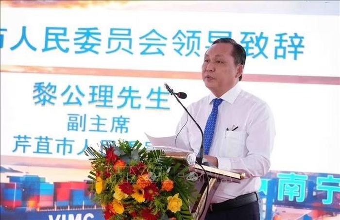 Phó Chủ tịch Thường trực UBND thành phố Cần Thơ Lê Công Lý phát biểu tại sự kiện.