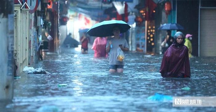 Mưa to đến rất to tiếp diễn ở nhiều nơi, Bắc Bộ có mưa dông về đêm và sáng. Ảnh minh họa.