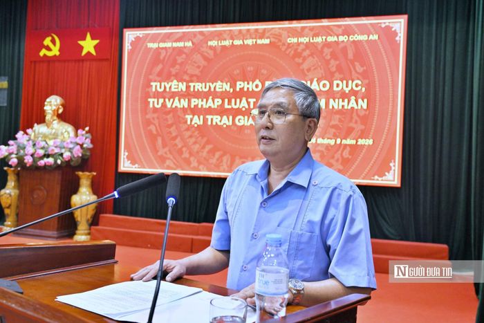 Ông Dương Đình Khuyến - Ủy viên Ban Thường vụ Hội Luật gia Việt Nam.
