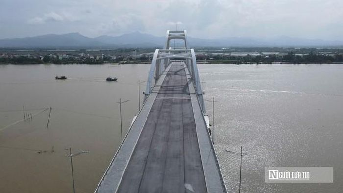Các hạng mục thuộc Cầu Nhật Lệ 3 đã hoàn thành.