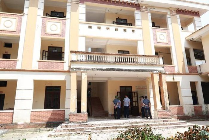 Nhiều cơ sở đã xuống cấp sau thời gian dài không được sử dụng. (Ảnh: UBND xã Thiệu Hóa)