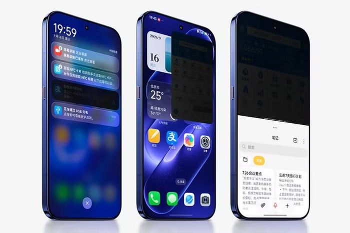 Xiaomi 18 Pro có tính năng hạn chế người bên cạnh nhìn thấy nội dung trên màn hình. Ảnh: Xiaomi.