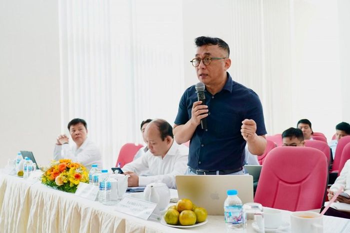 Phó Tổng Giám đốc Petrovietnam Phan Tử Giang đóng góp ý kiến tại Hội thảo lấy ý kiến về dự án Luật sửa đổi, bổ sung một số điều của Luật Điện lực số 61/2024/QH15 do Bộ Công Thương tổ chức tháng 6/2026