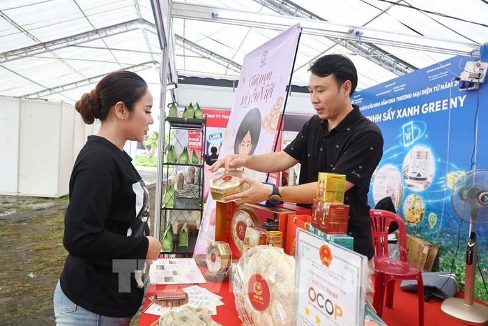 Nhiều sản phẩm nông nghiệp đặc trưng của Tây Ninh được nâng tầm thông qua chế biến và phát triển sản phẩm OCOP. Ảnh: Giang Phương - TTXVN