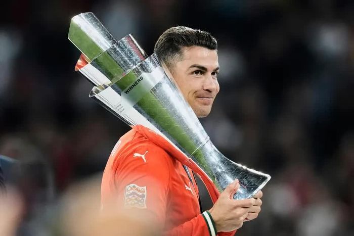 Ronaldo đã hai lần vô địch Nations League cùng đội tuyển Bồ Đào Nha vào năm 2019 và 2025. Nguồn: AP