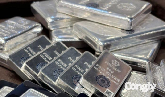 Giá bạc trong nước đồng loạt giảm.