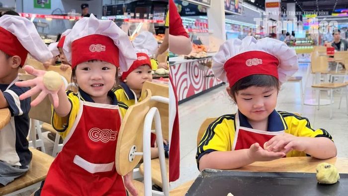 Hoạt động trải nghiệm không chỉ tạo nên niềm vui mà còn giúp trẻ làm quen với một nét văn hóa truyền thống thông qua cách trực quan, sinh động.