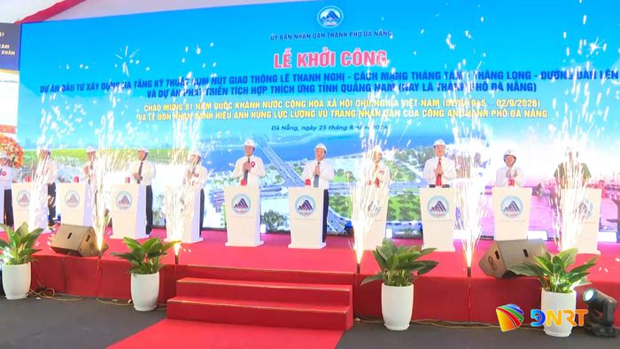 Lễ khởi công Dự án nút giao thông cầu Hòa Xuân vào tháng 8/2026 - công trình trọng điểm tại địa phương. Ảnh: ANH QUÂN
