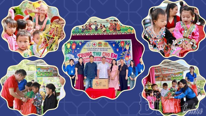 Chương trình Chắp cánh ước mơ do Câu lạc bộ Kết nối bạn trẻ Điện Biên tại Hà Nội tổ chức tại Phân hiệu Sá Tổng 2, Trường Mầm non Mường Lay.