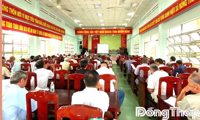 Quang cảnh buổi tuyên truyền.