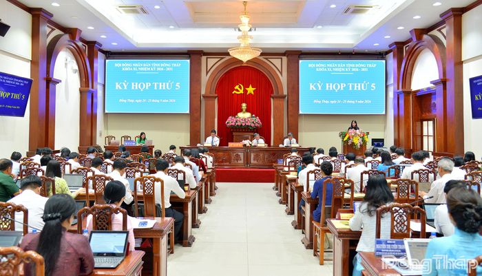 Quang cảnh kỳ họp.