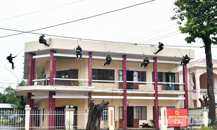 Tình huống diễn tập thực binh A2.
