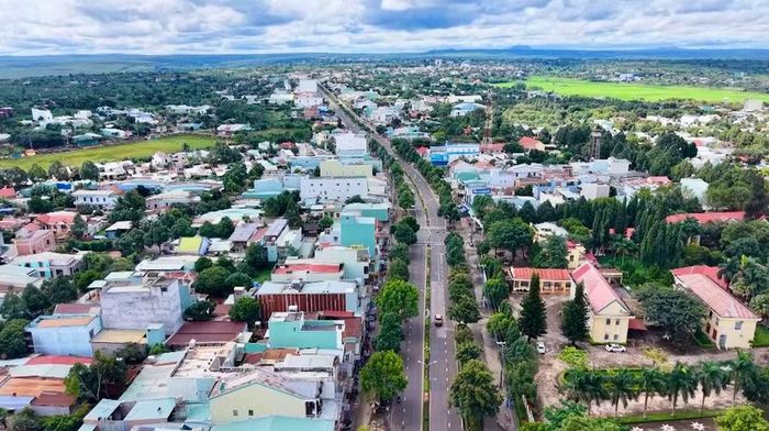 Xã Chư Sê đang xây dựng hồ sơ đề án thành lập phường trong năm 2026. Ảnh: Mạnh Hà