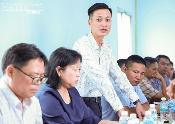 Chủ đầu tư báo cáo tiến độ dự án.