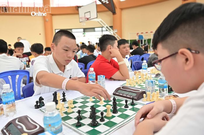 Thí sinh tham gia bảng đấu U13.