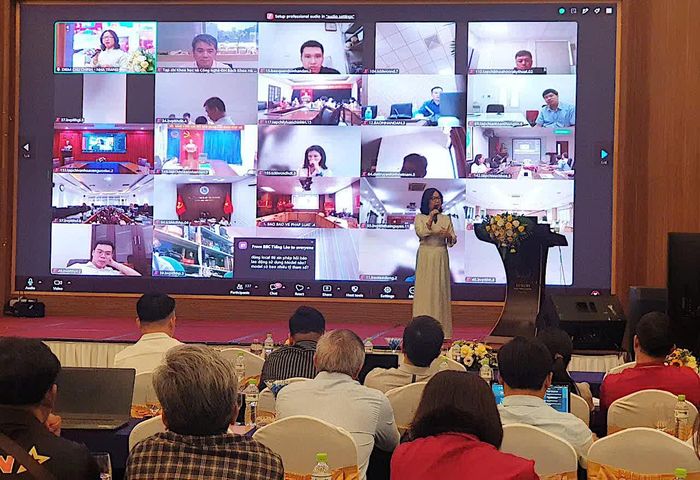 Quang cảnh hội nghị tập huấn.
