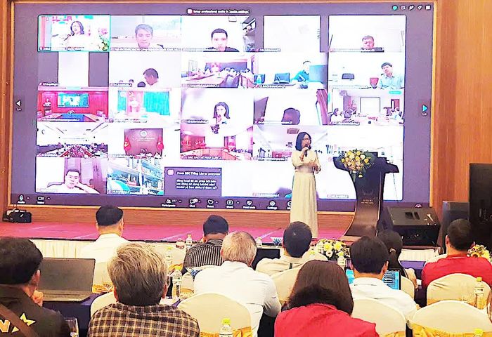 Quang cảnh hội nghị tập huấn.