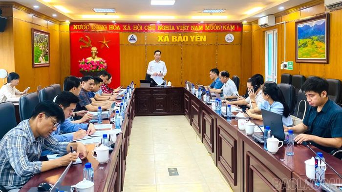 Quang cảnh buổi làm việc.