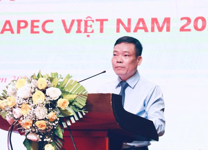 Đồng chí Đặng Khắc Lợi - Phó Cục trưởng Cục Báo chí Bộ Văn hoá, thể thao và Du lịch phát biểu khai mạc hội nghị.