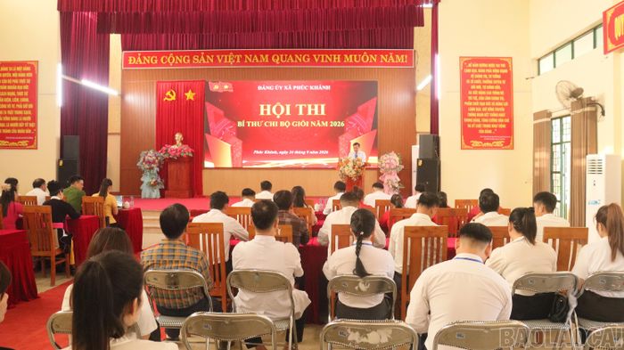 Quang cảnh hội thi.