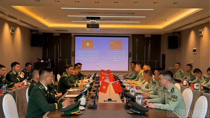 Quang cảnh buổi hội đàm.