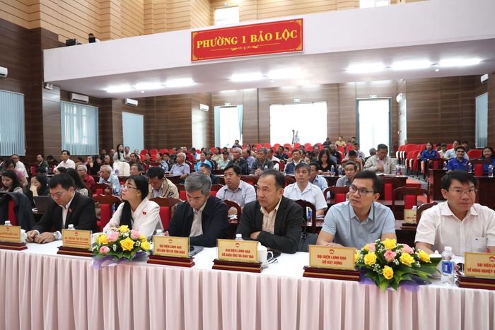 Lãnh đạo sở, ngành tham dự tại hội nghị