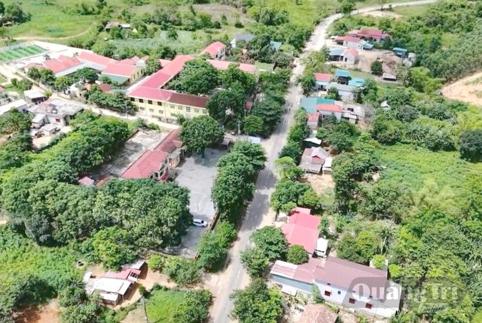 Một góc vùng trung tâm hành chính xã Kim Ngân hôm nay - Ảnh: CTV