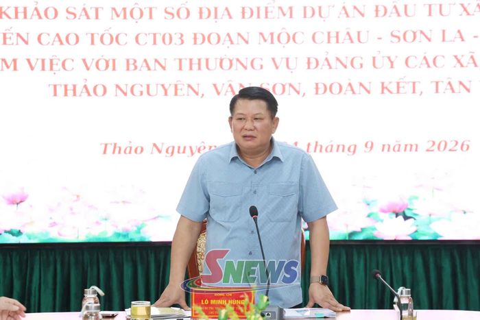 Đồng chí Phó Bí thư Thường trực Tỉnh ủy, Chủ tịch HĐND tỉnh phát biểu tại cuộc làm việc.