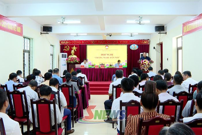 Ủy ban MTTQ Việt Nam tỉnh tổ chức Hội nghị "Tháng nghe dân nói" tại xã Chiềng Khoong.
