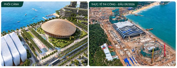 Cạnh Trung tâm Hội nghị và Triển lãm APEC là Nhà biểu diễn đa năng, công trình có tổng diện tích sàn 54.680 m², gồm 6 tầng nổi và 1 tầng hầm, sở hữu khán phòng có sức chứa lên tới 4.030 chỗ ngồi.
