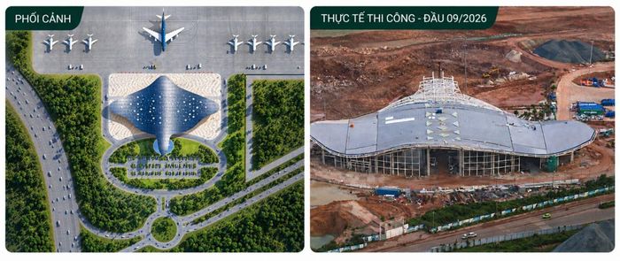 Nằm trong tổng thể dự án mở rộng sân bay Phú Quốc, Nhà ga VIP có diện tích sàn 9.890 m² trên khu đất 5,3 ha, lấy cảm hứng từ hình tượng cá đại bàng biển. Công trình được thiết kế để đón tiếp trọng thị các đoàn nguyên thủ với quy mô tới 300 người; hiện phần mái cơ bản hoàn thiện, các hạng mục xây, trát bên trong đang được đẩy nhanh tiến độ.