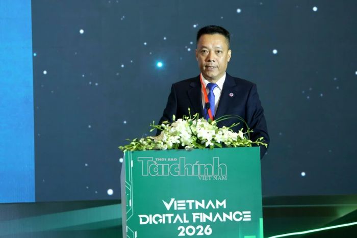 Ông Nguyễn Việt Hà - Cục trưởng Cục Công nghệ thông tin và Chuyển đổi số, Bộ Tài chính phát biểu khai mạc. Ảnh: Đức Minh